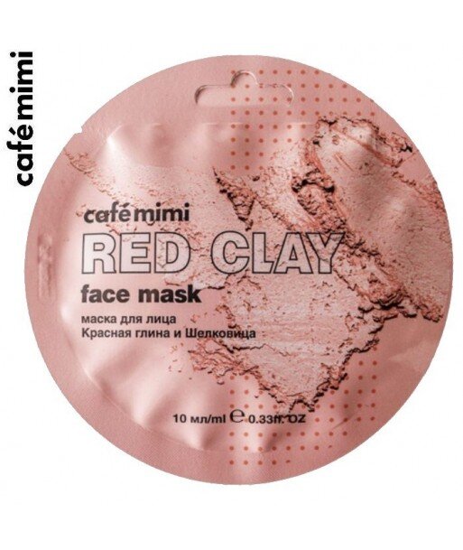 Maseczka do twarzy Czerwona glinka i morwa 10 ml - CAFE MIMI