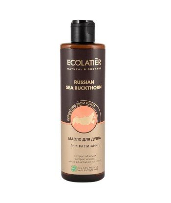 Extra-odżywczy olejek pod prysznic Rosyjski Rokitnik, 250 ml, ECOLATIER