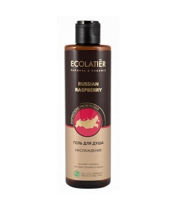 Żel pod prysznic Rosyjska Malina, 250 ml, ECOLATIER