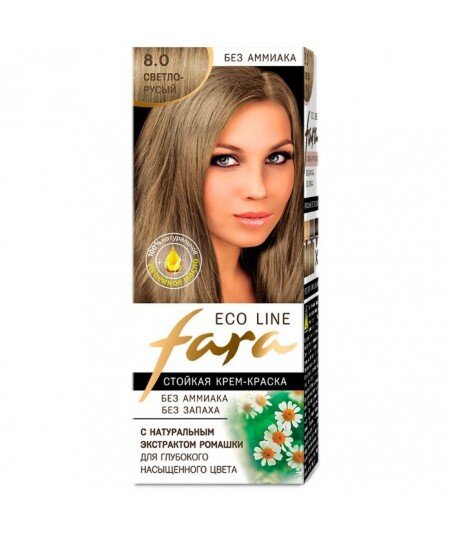 FARA Eco Line 8.0 długotrwała farba do włosów - JASNY BLOND