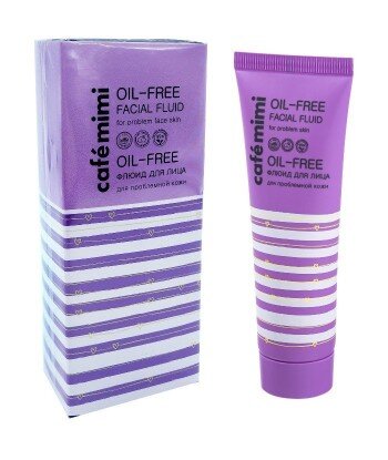 Matujący krem do problematycznej skóry twarzy (Oil - Free Facial Fluid) - bez olejków - CAFE MIMI