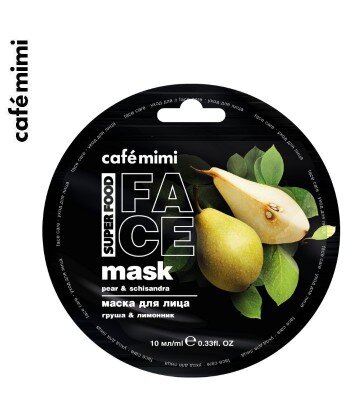 Maseczka do twarzy Gruszka i Cytryniec 10 ml - CAFE MIMI