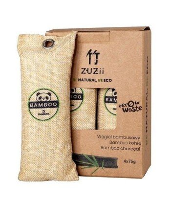 Węgiel bambusowy, naturalny osuszacz powietrza 4 x 75 g