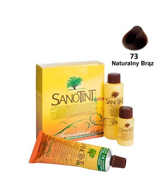 Farba do włosów Natural Brown Naturalny Brąz 73 Sensitive Sanotint