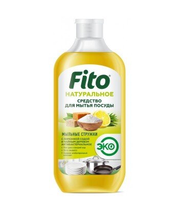 Naturalny płyn do mycia naczyń Wiórki mydlane z sodą cytrynową, 490 ml Fitocosmetik