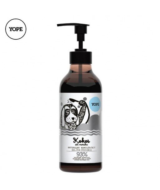 Yope Kokos i Sól Morska Naturalny żel pod prysznic 400ml