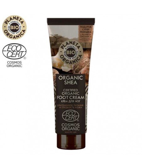 PO Organic Shea Krem do stóp - Głębokie odżywienie i gładkość, 75ml PO Organic Shea Krem do stóp - Głębokie odżywienie i gładkość, 75ml