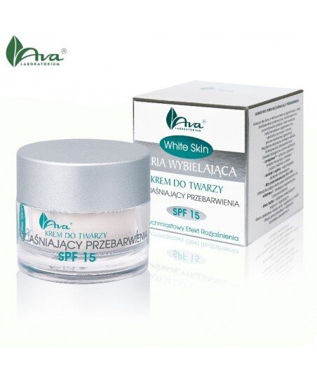 Krem do twarzy rozjaśniający przebarwienia SPF 15 - AVA WHITE SKIN