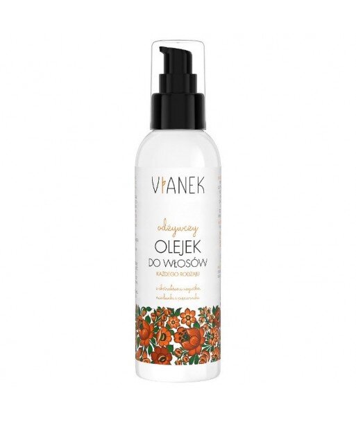 Odżywczy Olejek Do Włosów z Ekstraktem z Nagietka, Miodunki i Pięciornika, 200 ml VIANEK / SYLVECO