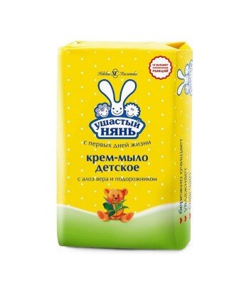 Kremowe mydło dla dzieci z aloesem i babką. 90g