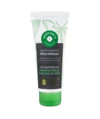 Krem do stóp z naturalnym olejem znasion konopii i mocznikiem 75ml GREEN FEEL'S
