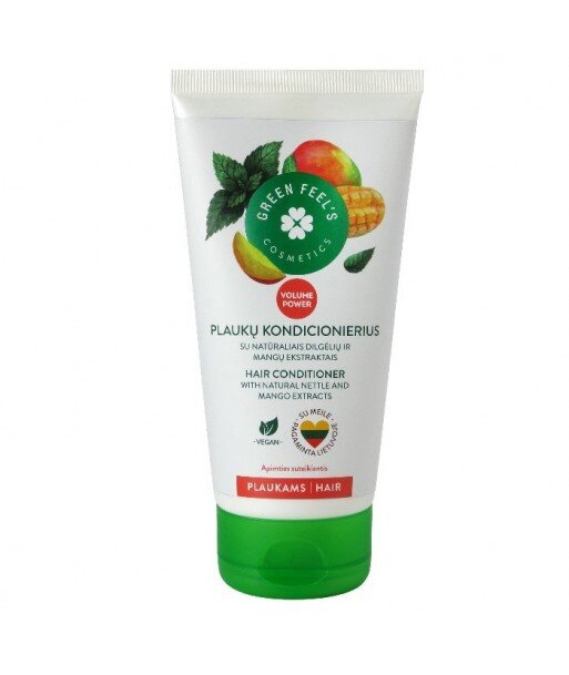 Zwiększająca objętość odżywka-maska z ekstraktem z mango i pokrzywy 150ml, GREEN FEEL'S