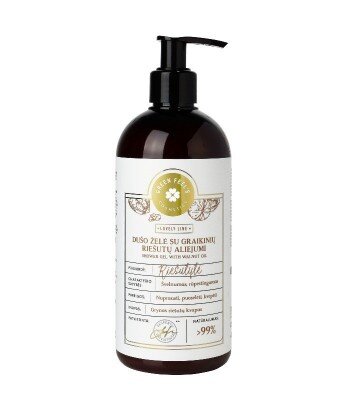 Żel pod prysznic z naturalnym olejem z orzechów włoskich 400ml, GREEN FEEL'S