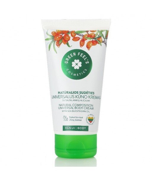 Uniwersalny krem odżywczy do ciała z ekstraktem z rokitnika 150ml, GREEN FEEL'S