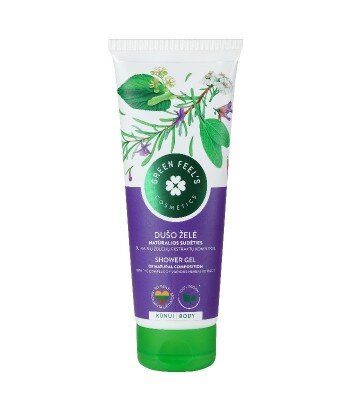 Żel pod prysznic z kompozycją ekstraktów ziołowych 250ml, GREEN FEEL'S