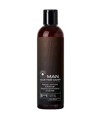 MAN szampon, balsam i żel pod prysznic 3in1 your time saver 250ml GREEN FEEL'S