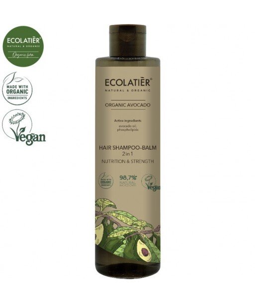 AVOCADO Szampon-balsam 2w1, 350 ml ECOLATIER