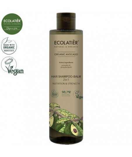 AVOCADO Szampon-balsam 2w1, 350 ml ECOLATIER