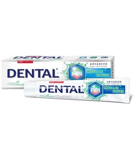 DENTAL PRO Pasta do zębów micelarna formuła z Aktywnym Tlenem 75 ml