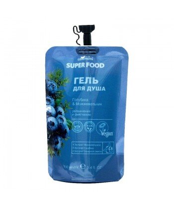 Żel pod prysznic Jagody i Jałowiec, 100 ml - CAFE MIMI