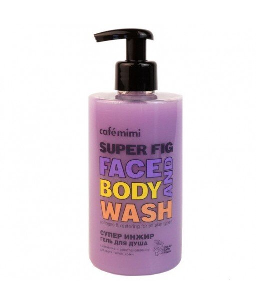 Żel do mycia twarzy i ciała SUPER FIG, 450 ml - CAFE MIMI