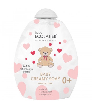 BABY Kremowe mydło dla niemowląt 0+ Delikatna pielęgnacja, DOY-PACK ,250 ml ECOLATIER