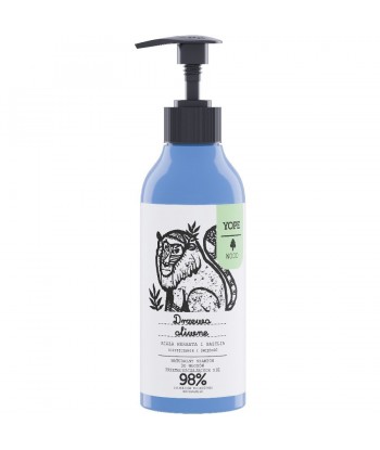 YOPE WOOD Szampon włosy przetłuszczające Drzewo Oliwne, Biała Herbata, Bazylia 300ml