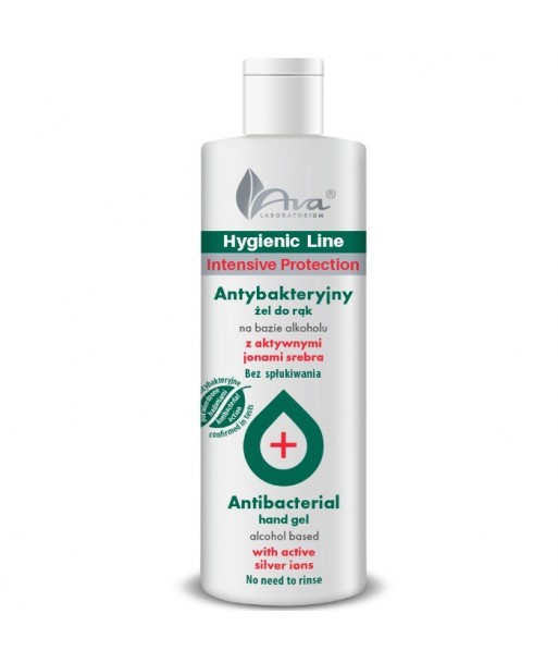 Hygienic - Antybakteryjny żel do rąk na bazie alkoholu z aktywnymi jonami srebra 200 ml