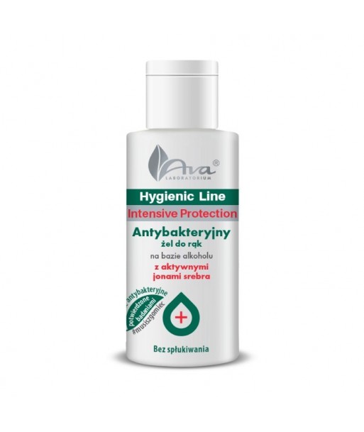 Hygienic - Antybakteryjny żel do rąk na bazie alkoholu z aktywnymi jonami srebra 50 ml