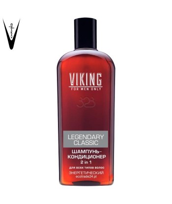 Viking Szampon-odżywka 2 w 1 do wszystkich rodzajów włosów „Legendary Classic", 300 ml
