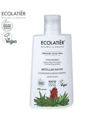 ORGANIC ALOE VERA Micelarna woda Oczyszczanie i nawilżanie, 250ml ECOLATIER