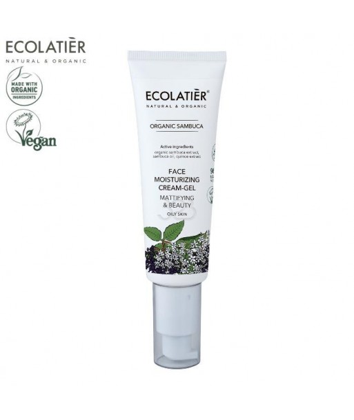 ORGANIC SAMBUCA Krem-żel nawiżający do twarzy, 50ml ECOLATIER ORGANIC SAMBUCA Krem-żel nawiżający do twarzy, 50ml ECOLATIER