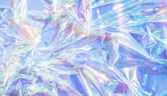 blue and white abstract painting