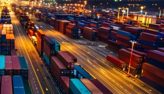 Global Network of Shipping Routes and Distribution Centers. Conc